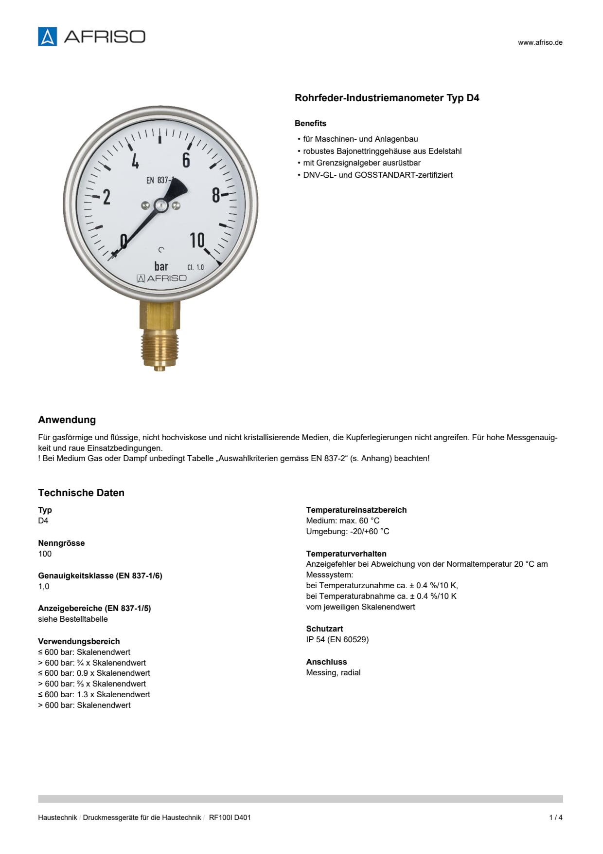 AFRISO_DATENBLATT_ROHRFEDER-INDUSTRIEMANOMETER-TYP-D4_RF100I-D401_P22175_DEU_CHE.PDF
