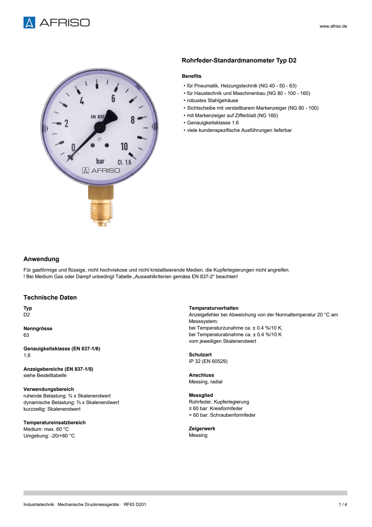 AFRISO_DATENBLATT_ROHRFEDER-STANDARDMANOMETER-TYP-D2_RF63-D201_P20993_DEU_CHE.PDF