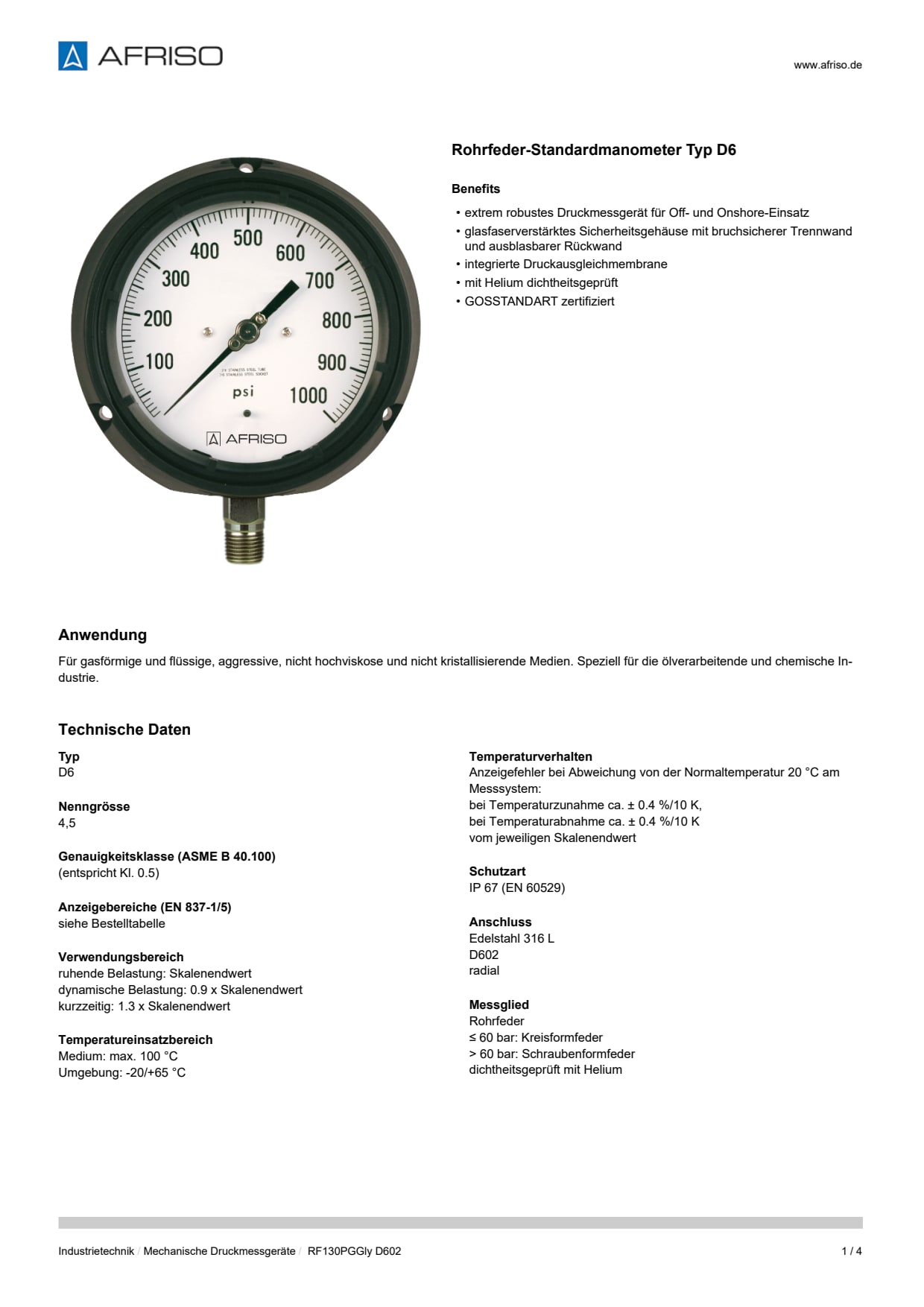 AFRISO_DATENBLATT_ROHRFEDER-STANDARDMANOMETER-TYP-D6_RF130PGGLY-D602_P24018_DEU_CHE.PDF