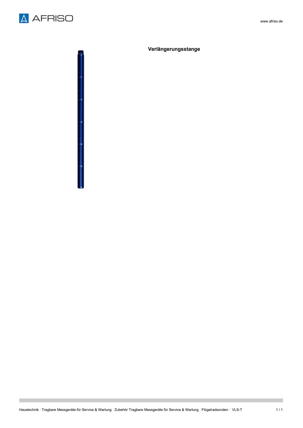 AFRISO_DATENBLATT_VERLAENGERUNGSSTANGE_VLS-T_P25420_DEU_CHE.PDF