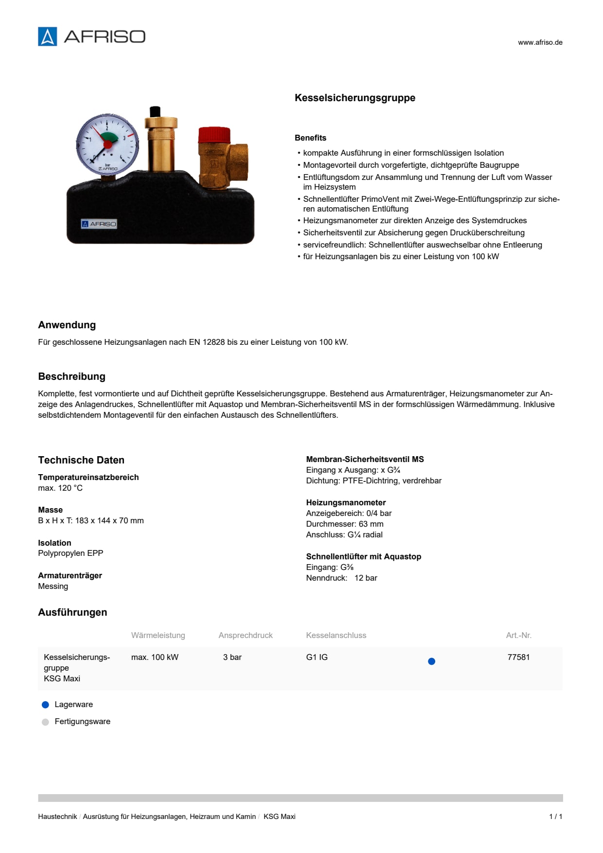 AFRISO_DATENBLATT_KESSELSICHERUNGSGRUPPE_KSG-MAXI_P31725_DEU_CHE.PDF