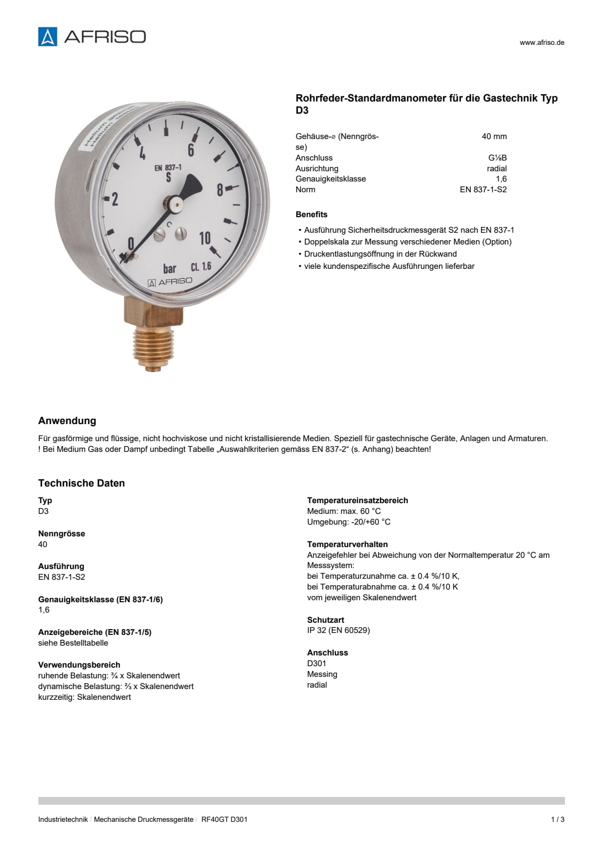 AFRISO_DATENBLATT_ROHRFEDER-STANDARDMANOMETER-FUER-DIE-GASTECHNIK-TYP-D3_RF40GT-D301_P42679_DEU_CHE.PDF