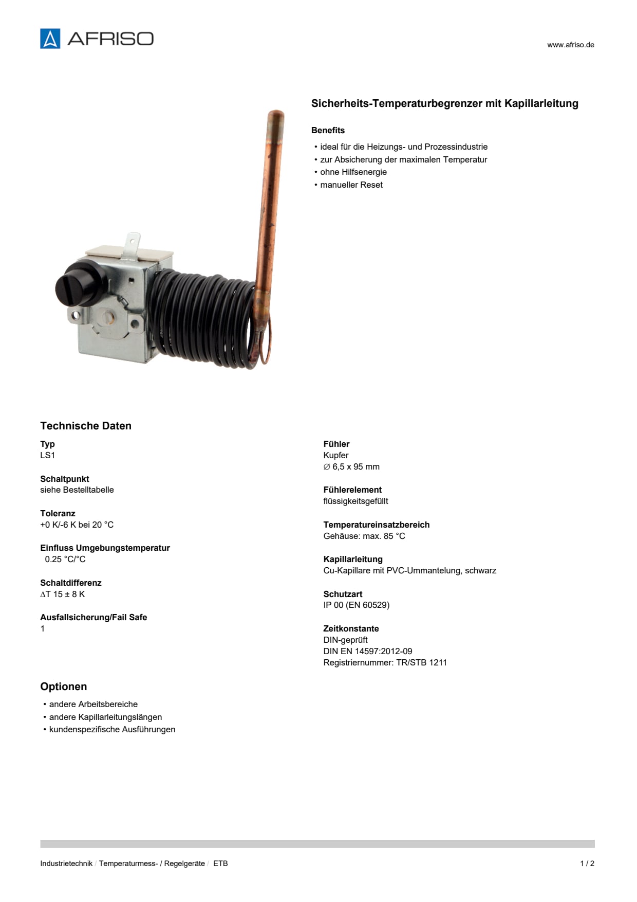 AFRISO_DATENBLATT_SICHERHEITS-TEMPERATURBEGRENZER-MIT-KAPILLARLEITUNG_ETB_P39337_DEU_CHE.PDF