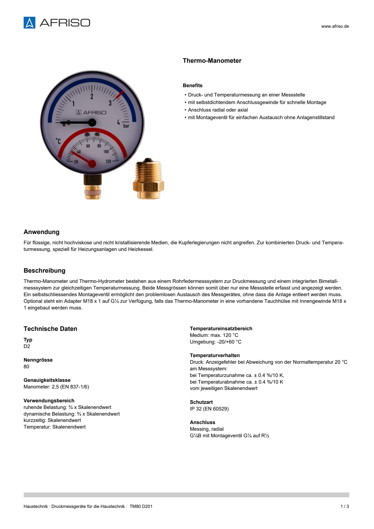 AFRISO_DATENBLATT_THERMO-MANOMETER_TM80-D201_P39322_DEU_CHE.PDF