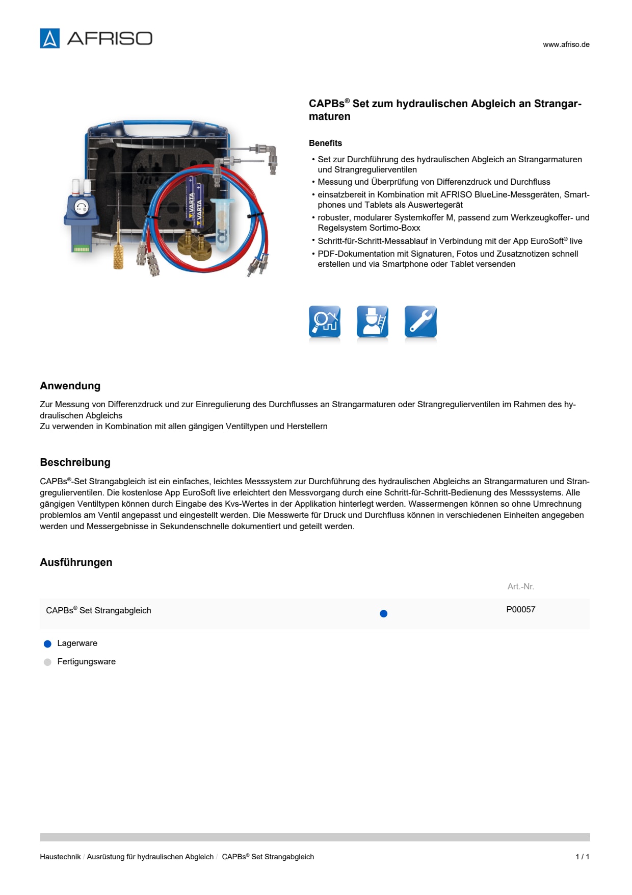 AFRISO_DATENBLATT_CAPBS-SET-ZUM-HYDRAULISCHEN-ABGLEICH-AN-STRANGARMATUREN_CAPBS-SET-STRANGABGLEICH_P59629_DEU_CHE.PDF