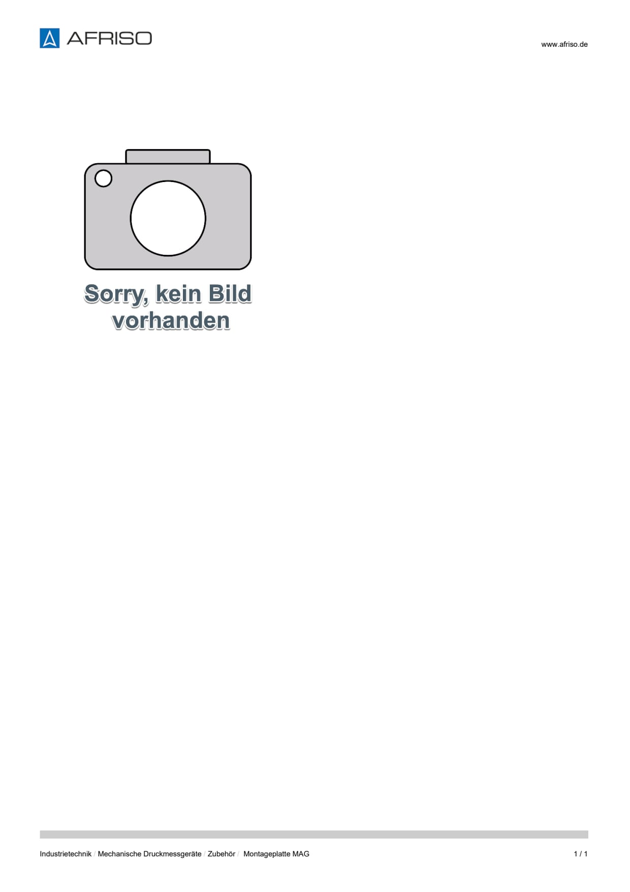 AFRISO_DATENBLATT_MONTAGEPLATTE-MAG_P62245_DEU_CHE.PDF