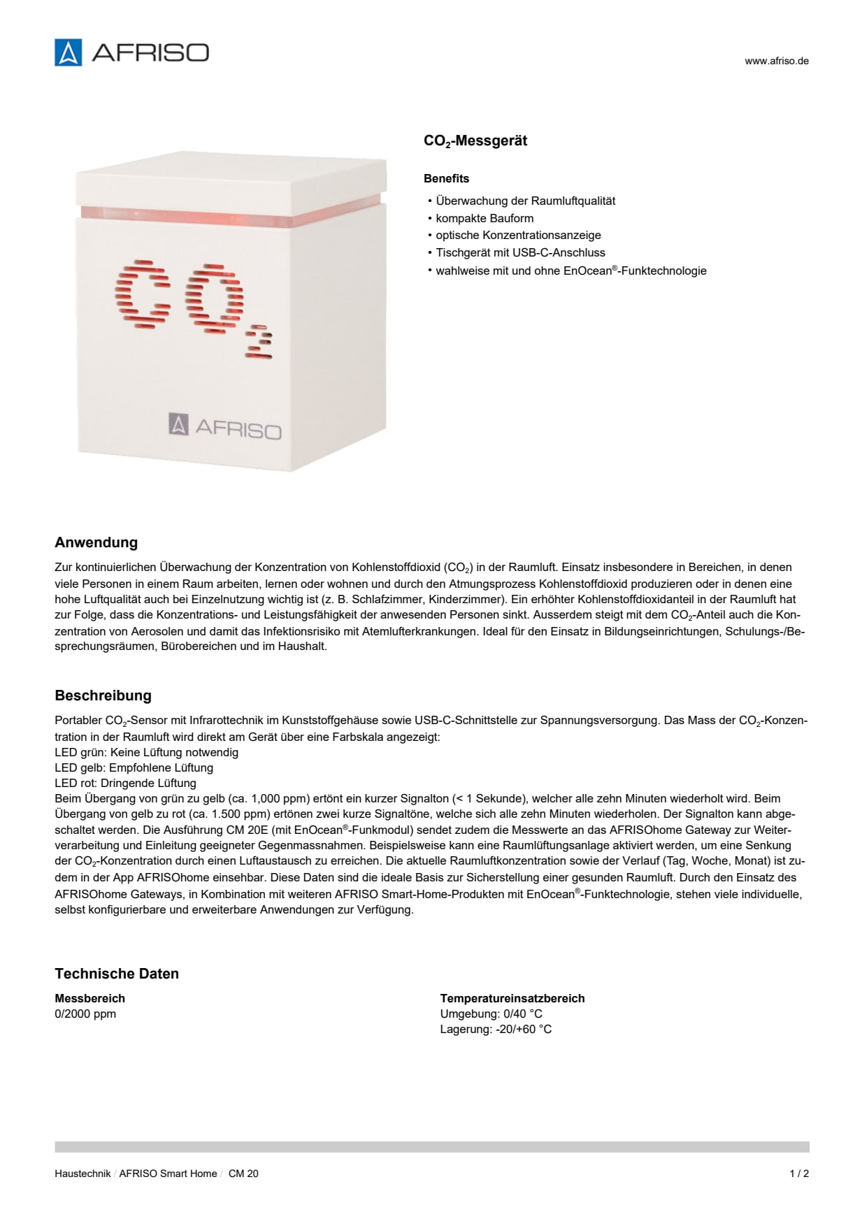 AFRISO_DATENBLATT_CO2-MESSGERAET_CM-20_P62108_DEU_CHE.PDF