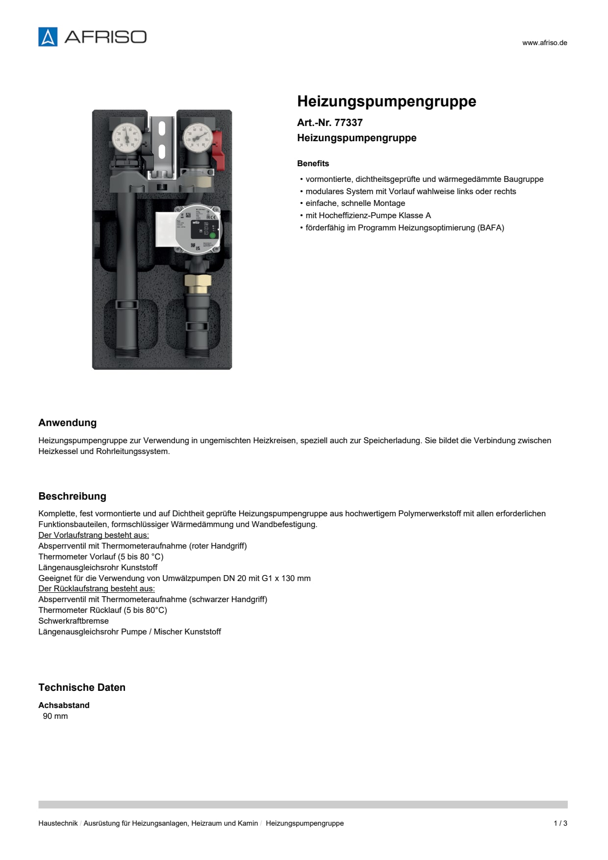 AFRISO_DATENBLATT_HEIZUNGSPUMPENGRUPPE_77337_DEU_CHE.PDF