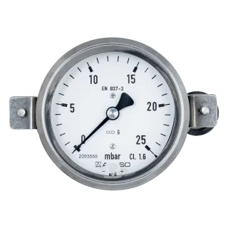 Kapselfeder-Chemiemanometer KP63Ch 