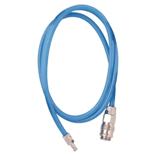  Anschlussschlauch AS-SN2.7KP5 1,0 m mit 1 x Kupplung DN 5, 1 x Stecknippel DN 2,7