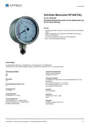 AFRISO_ROHRFEDER-MANOMETER-RF100KTGLY-ROHRFEDER-STANDARDMANOMETER-FUER-DIE-KAELTETECHNI_85231802_DEU_DEU.PDF