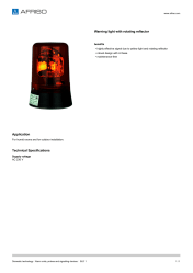 AFRISO_WARNING-LIGHT-WITH-ROTATING-REFLECTOR_ENG_GBR.PDF