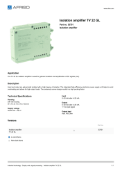 AFRISO_ISOLATION-AMPLIFIER-TV-22-GL-ISOLATION-AMPLIFIER_53701_ENG_GBR.PDF