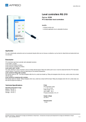 AFRISO_LEVEL-CONTROLLERS-RG-210-PTC-THERMISTOR-LEVEL-CONTROLLERS_53206_ENG_GBR.PDF