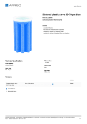 AFRISO_SINTERED-PLASTIC-SIEVE-50-70--M-BLUE-SINTERED-PLASTIC-FILTER-INSERTS_20045_ENG_GBR.PDF