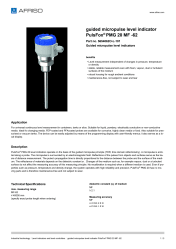 AFRISO_GUIDED-MICROPULSE-LEVEL-INDICATOR-PULSFOX--PMG-20-MF--62-GUIDED-MICROPULSE-LEVEL_5654062O-L-101_ENG_GBR.PDF