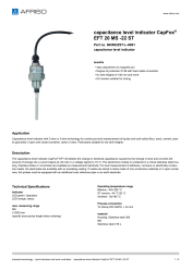 AFRISO_CAPACITANCE-LEVEL-INDICATOR-CAPFOX--EFT-20-MS--22-ST-CAPACITANCE-LEVEL-INDICATOR_5655022ST-L-4B01_ENG_GBR.PDF