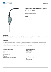AFRISO_CAPACITANCE-LEVEL-INDICATOR-CAPFOX--EFT-20-MS--22-ST-CAPACITANCE-LEVEL-INDICATOR_5655022ST-L-2B01_ENG_GBR.PDF