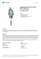 AFRISO_CAPACITANCE-LEVEL-SWITCH-CAPFOX--ENT-21-MS--22-ST-CAPACITANCE-LEVEL-SWITCH_5656022ST-L-5B02_ENG_GBR.PDF
