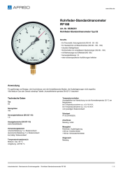 AFRISO_ROHRFEDER-STANDARDMANOMETER-RF160-ROHRFEDER-STANDARDMANOMETER-TYP-D2_85260201_DEU_CHE.PDF