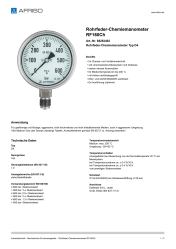 AFRISO_ROHRFEDER-CHEMIEMANOMETER-RF160CH-ROHRFEDER-CHEMIEMANOMETER-TYP-D4_85252402_DEU_CHE.PDF
