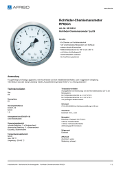 AFRISO_ROHRFEDER-CHEMIEMANOMETER-RF63CH-ROHRFEDER-CHEMIEMANOMETER-TYP-D9_85110912_DEU_CHE.PDF