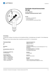 AFRISO_ROHRFEDER-INDUSTRIEMANOMETER-RF100I-ROHRFEDER-INDUSTRIEMANOMETER-TYP-D2_85312211_DEU_CHE.PDF