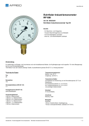 AFRISO_ROHRFEDER-INDUSTRIEMANOMETER-RF100I-ROHRFEDER-INDUSTRIEMANOMETER-TYP-D4_85323401_DEU_CHE.PDF