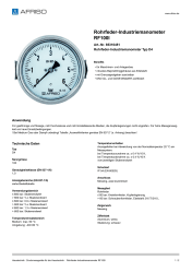 AFRISO_ROHRFEDER-INDUSTRIEMANOMETER-RF100I-ROHRFEDER-INDUSTRIEMANOMETER-TYP-D4_85310451_DEU_CHE.PDF