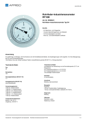 AFRISO_ROHRFEDER-INDUSTRIEMANOMETER-RF100I-ROHRFEDER-INDUSTRIEMANOMETER-TYP-D4_85306431_DEU_CHE.PDF