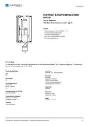 AFRISO_ROHRFEDER-SICHERHEITSMANOMETER-RF63SI-ROHRFEDER-SICHERHEITSMANOMETER-TYP-D4_85405432_DEU_CHE.PDF