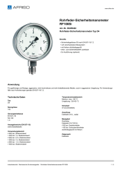 AFRISO_ROHRFEDER-SICHERHEITSMANOMETER-RF100SI-ROHRFEDER-SICHERHEITSMANOMETER-TYP-D4_85459402_DEU_CHE.PDF