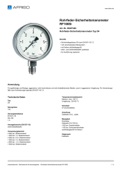 AFRISO_ROHRFEDER-SICHERHEITSMANOMETER-RF100SI-ROHRFEDER-SICHERHEITSMANOMETER-TYP-D4_85457402_DEU_CHE.PDF