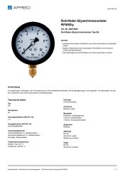 AFRISO_ROHRFEDER-GLYZERINMANOMETER-RF50GLY-ROHRFEDER-GLYZERINMANOMETER-TYP-D6_85073601_DEU_CHE.PDF