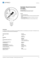 AFRISO_ROHRFEDER-GLYZERINMANOMETER-RF100GLY-ROHRFEDER-GLYZERINMANOMETER-TYP-D7_85221711_DEU_CHE.PDF