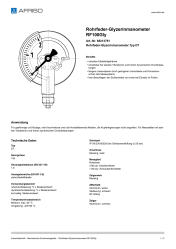 AFRISO_ROHRFEDER-GLYZERINMANOMETER-RF100GLY-ROHRFEDER-GLYZERINMANOMETER-TYP-D7_85213751_DEU_CHE.PDF