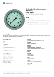 AFRISO_ROHRFEDER-GLYZERINMANOMETER-RF160GLY-ROHRFEDER-GLYZERINMANOMETER-TYP-D8_85259831_DEU_CHE.PDF