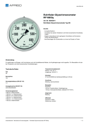 AFRISO_ROHRFEDER-GLYZERINMANOMETER-RF160GLY-ROHRFEDER-GLYZERINMANOMETER-TYP-D8_85253811_DEU_CHE.PDF