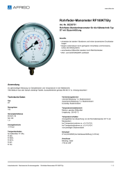 AFRISO_ROHRFEDER-MANOMETER-RF100KTGLY-ROHRFEDER-STANDARDMANOMETER-FUER-DIE-KAELTETECHNI_85230701_DEU_CHE.PDF
