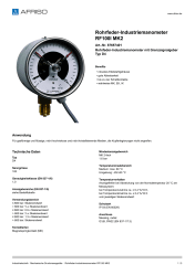 AFRISO_ROHRFEDER-INDUSTRIEMANOMETER-RF100I-MK2-ROHRFEDER-INDUSTRIEMANOMETER-MIT-GRENZSI_87657401_DEU_CHE.PDF