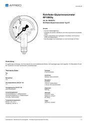 AFRISO_ROHRFEDER-GLYZERINMANOMETER-RF100GLY-ROHRFEDER-GLYZERINMANOMETER-TYP-D7_85325751_DEU_CHE.PDF