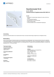 AFRISO_RAUMTHERMOSTAT-TA-03-RAUMTHERMOSTAT-FUER-REGELKLEMMLEISTE-WB-01-WB-10-D_42619X_DEU_CHE.PDF