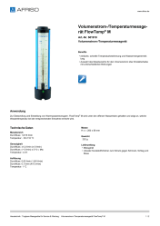 AFRISO_VOLUMENSTROM--TEMPERATURMESSGERAET-FLOWTEMP--M-VOLUMENSTROM--TEMPERATURMESSGERAE_501910_DEU_CHE.PDF