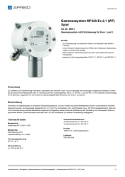 AFRISO_GASMESSSYSTEM-MF420-EX-2-1--WT--XYLOL-GASMESSSYSTEM-MIT-EX-ZULASSUNG-FUER-ZONE-1_69014_DEU_CHE.PDF