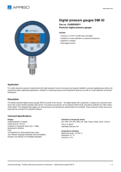 AFRISO_DATA-SHEET_DIGITAL-PRESSURE-GAUGES_DIM-30_33406R008011_ENG_GBR.PDF