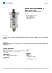 AFRISO_DATA-SHEET_PRESSURE-TRANSDUCERS_DMU-30_DMU-30111170401_ENG_GBR.PDF
