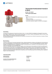 AFRISO_DATENBLATT_THERMOSTAT-VENTILUNTERTEIL_VARIOQ-S_E-DN15_181-120-101_DEU_CHE.PDF