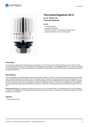 AFRISO_DATENBLATT_THERMOSTAT-REGELKOPF_323_N_360-002-100_DEU_CHE.PDF