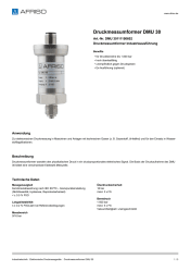 AFRISO_DATENBLATT_DRUCKMESSUMFORMER_DMU-30_DMU-30111150602_DEU_CHE.PDF