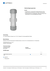 AFRISO_DATENBLATT_KABELVERLAENGERUNGSARMATUR_KVA_P31187_DEU_CHE.PDF